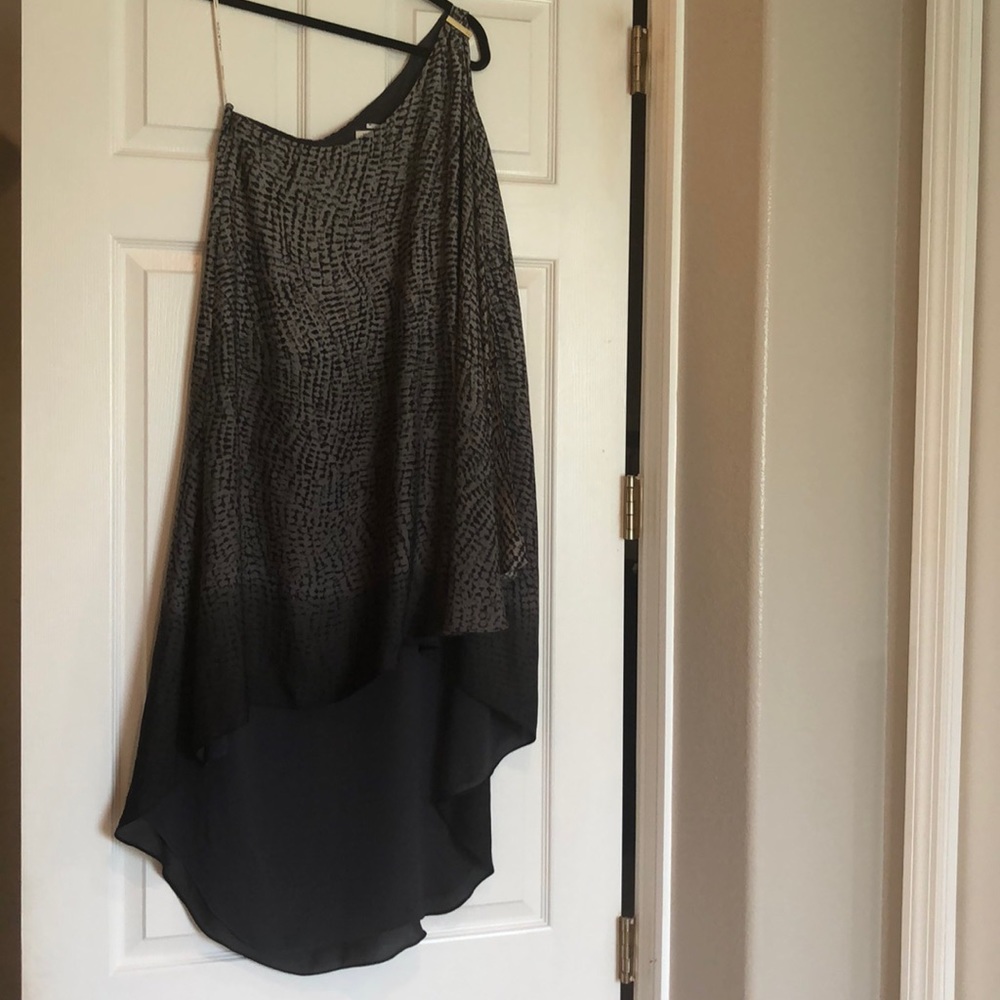 EUC. Halston Heritage one shoulder dress.